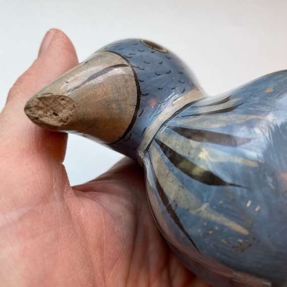 Vintage Tonala Mexico birds. Lot of two - Picture 9 of 9